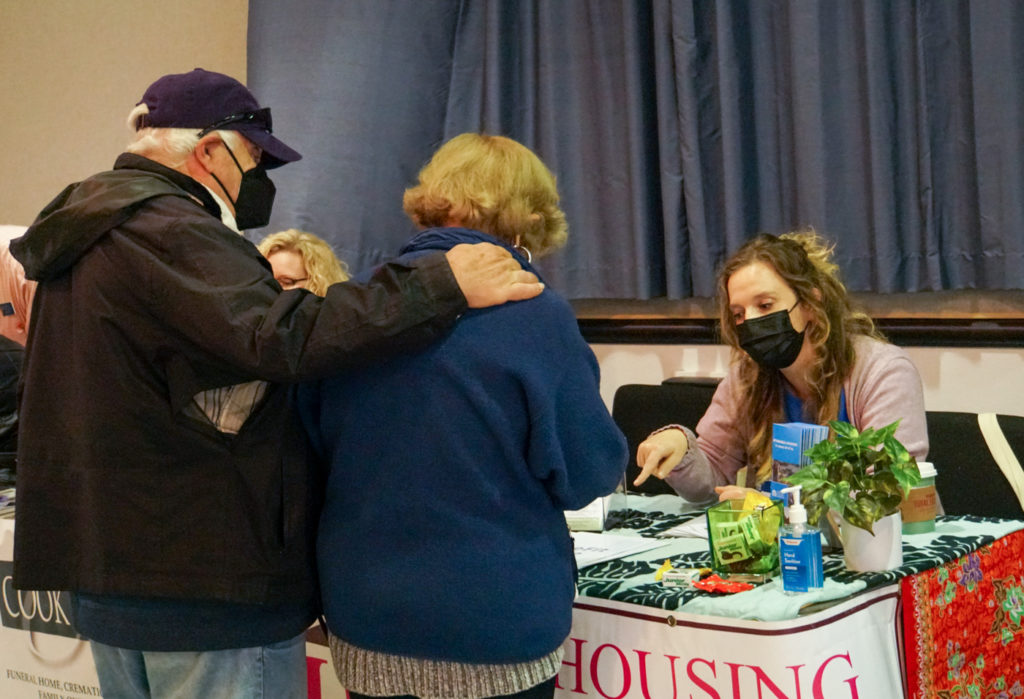Attendees get assistance