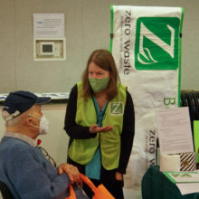 Zero Waste Bainbridge with visitor