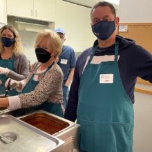 First Federal team serving chili