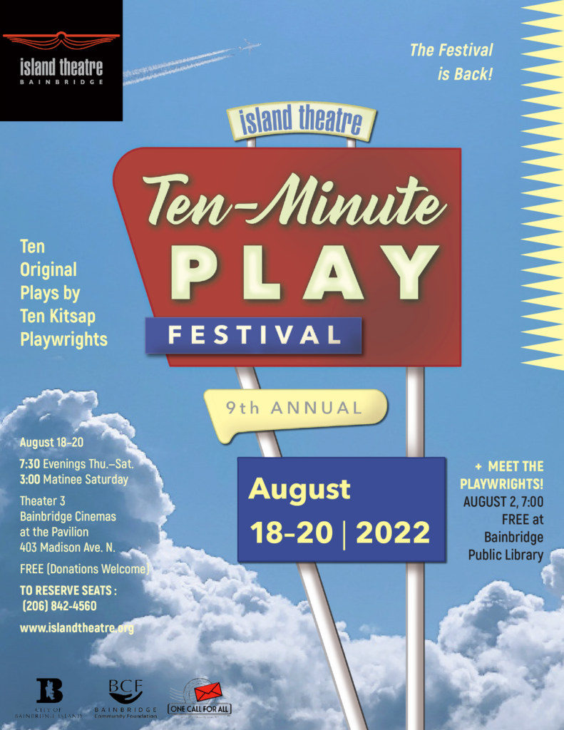 Ten-Minute Plays poster for 2022
