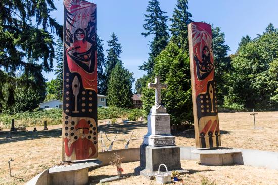 Image of site with carvings