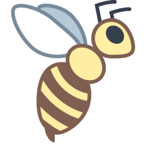 clip art of a bee