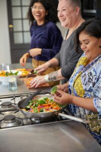 women cooking