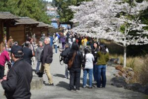 People at the Exclusion Memorial