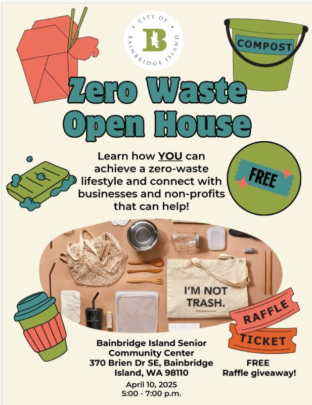 Open House flyer - connect with businesses and non-profit organizations that can help; free giveaways