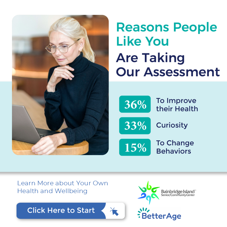 Reasons people are taking our assessment: To improve health; curiosity; to change behaviors