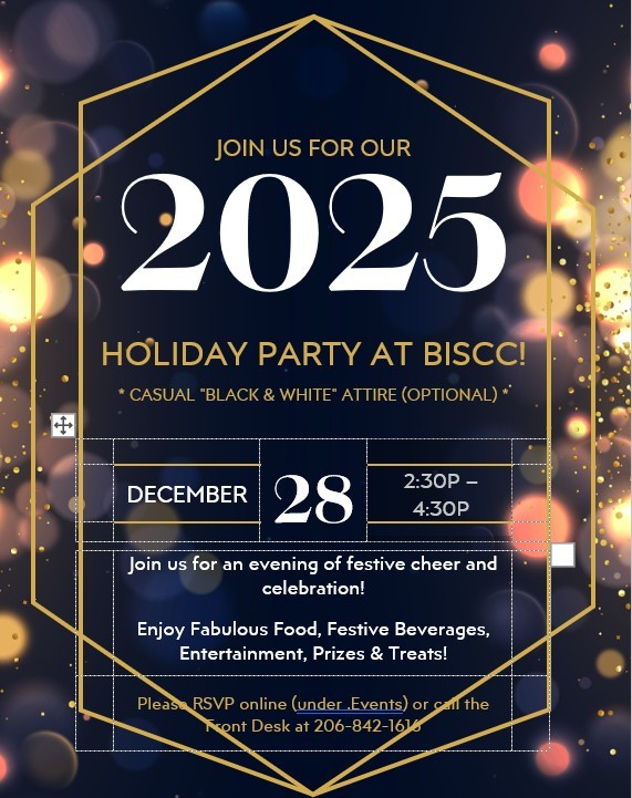 holiday party flyer